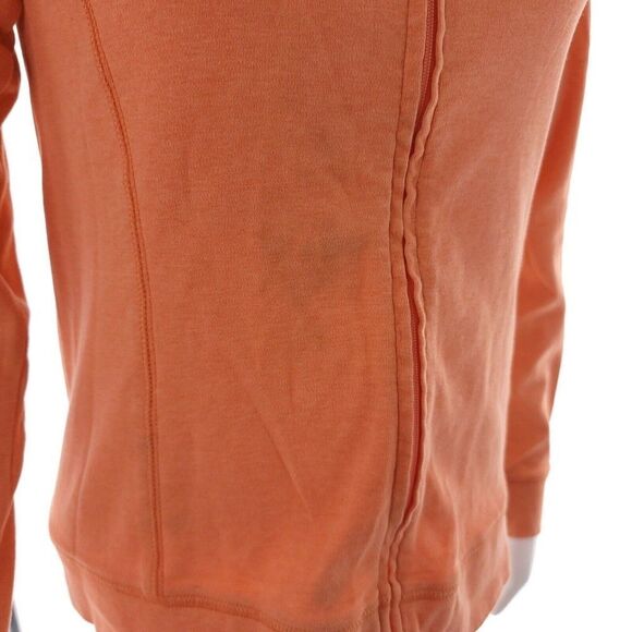Peter Millar Womens Small Full Zip Mock Neck Long Sleeve Orange Jacket - Picture 7 of 12